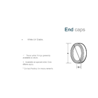  White End Cap - Size 28 - 483mm