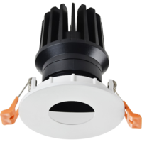 10W Dimmable Deep Recess LED Downlight Circular Opening (3000K)
