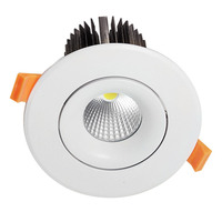15W Commercial Adjustable Dimmable LED Downlight (6000K)