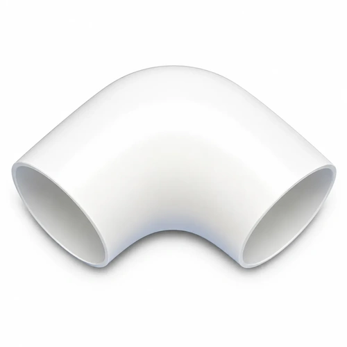 PVC Pipe Cladding 90 Degree Elbow Cover White - Size 15 (168mm Insulation OD)